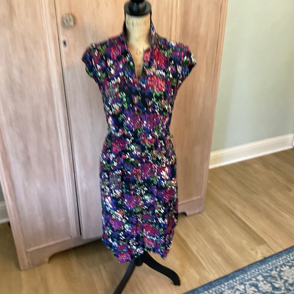 52 Conversations Anthropologie Colloquial Floral Shirt Dress floral summer 6 - Picture 9 of 16
